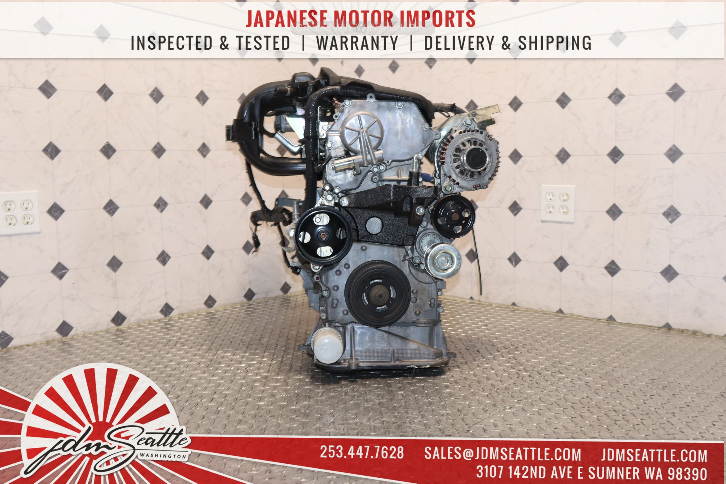 JDM QR25DE 2.5L DOHC ENGINE 2002-2006 NISSAN ALTIMA SENTRA SER QR25 MOTOR - Image 12