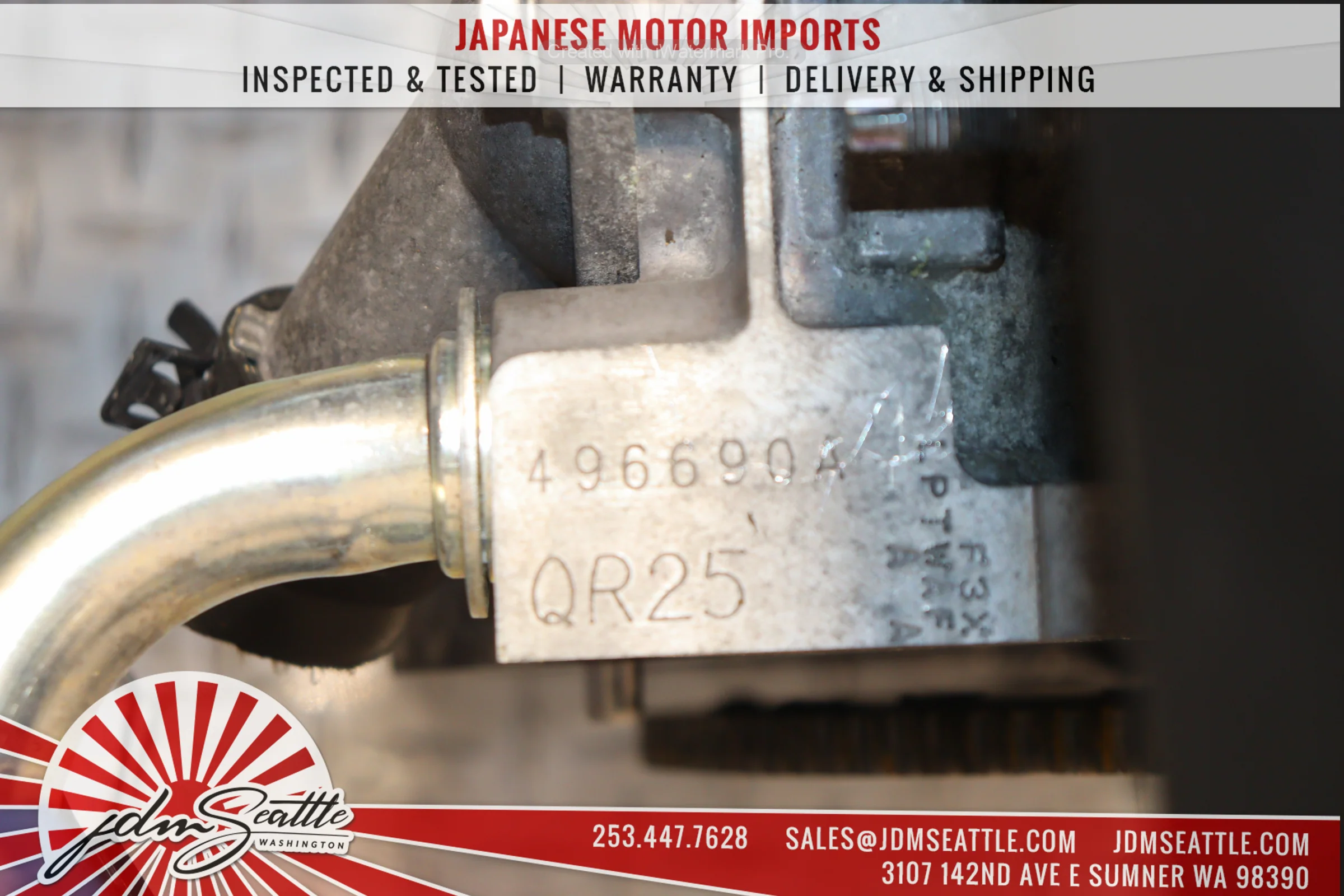 JDM QR25DE 2.5L DOHC ENGINE 2002-2006 NISSAN ALTIMA SENTRA SER QR25 MOTOR - Image 13