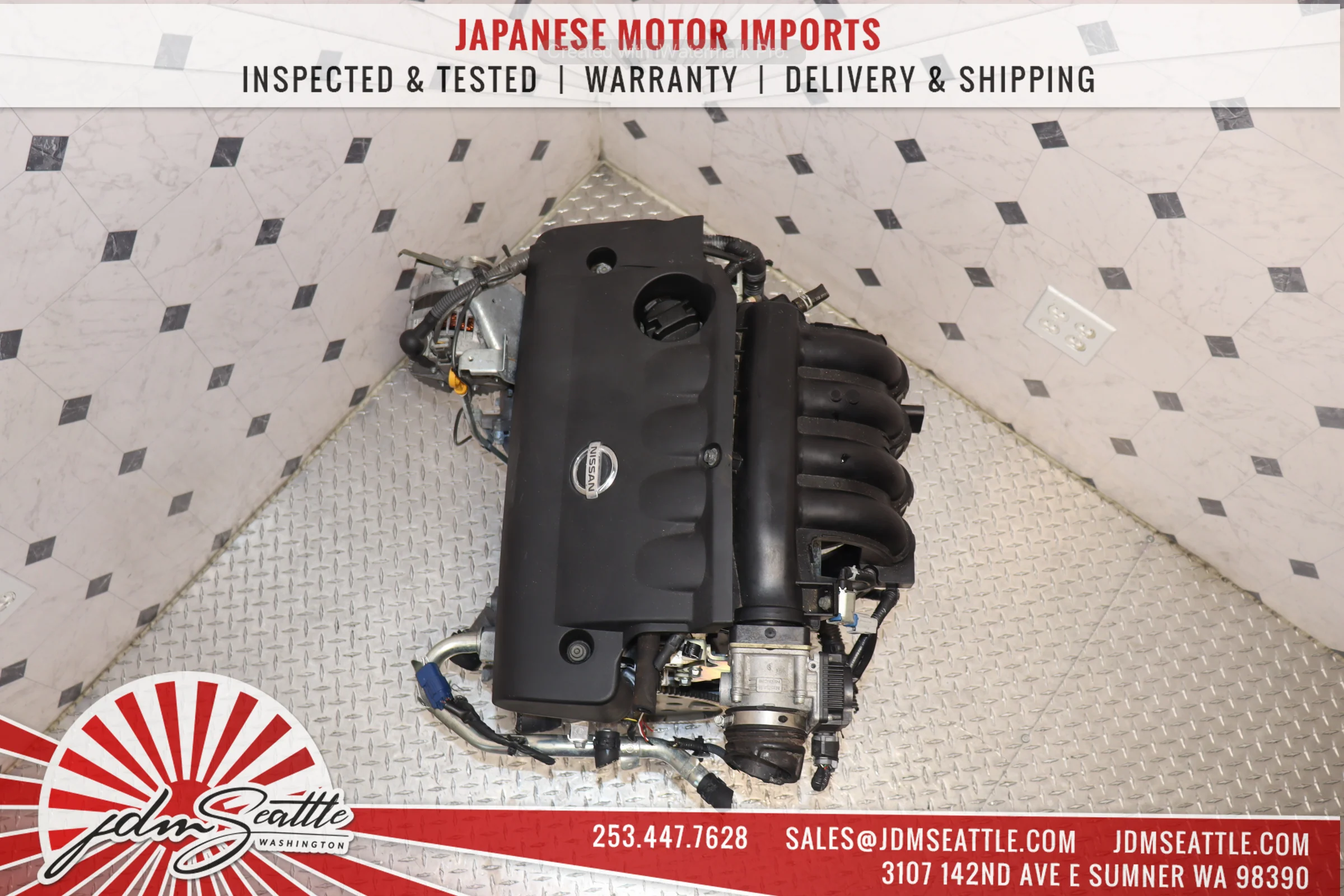 JDM QR25DE 2.5L DOHC ENGINE 2002-2006 NISSAN ALTIMA SENTRA SER QR25 MOTOR - Image 4