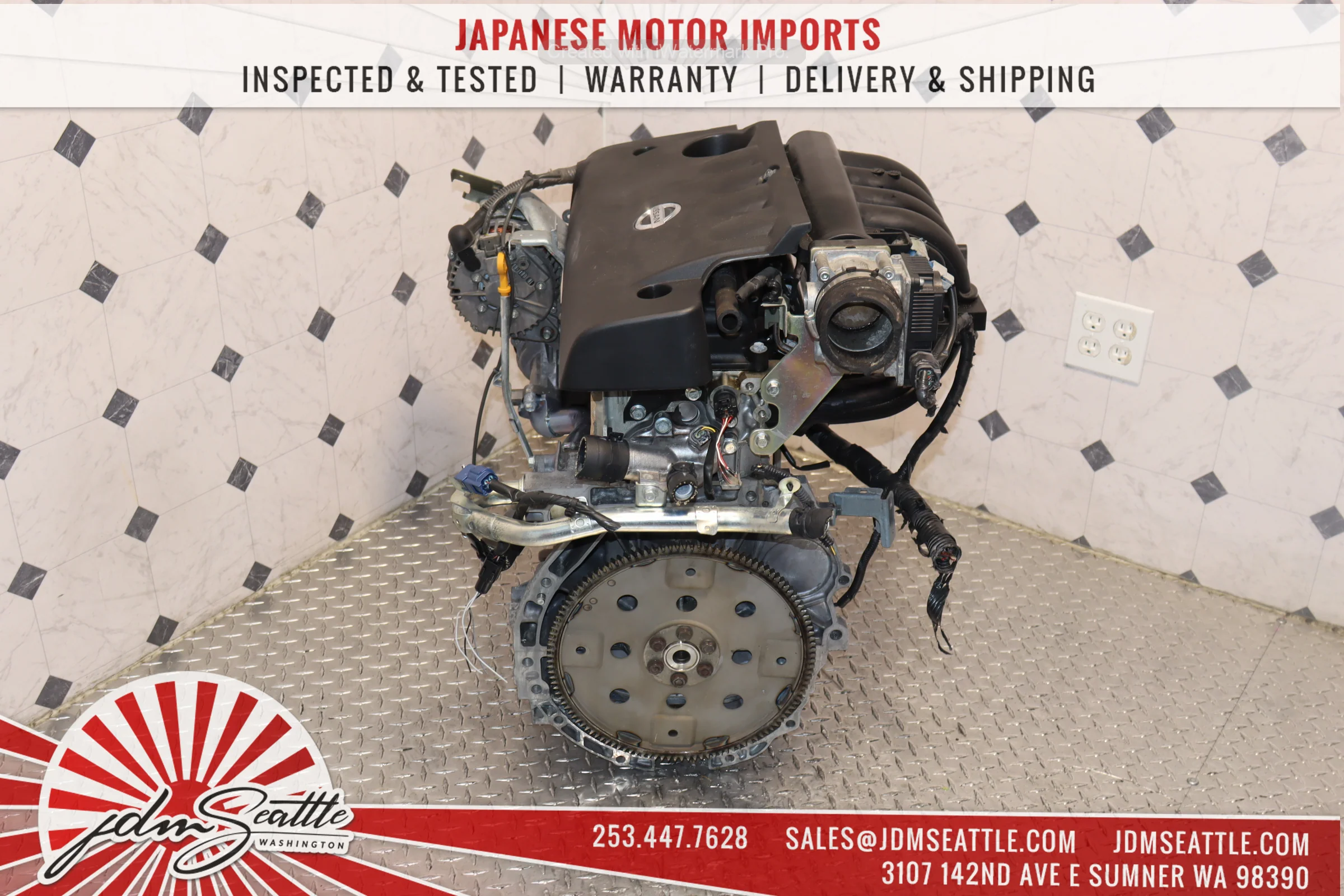 JDM QR25DE 2.5L DOHC ENGINE 2002-2006 NISSAN ALTIMA SENTRA SER QR25 MOTOR - Image 5