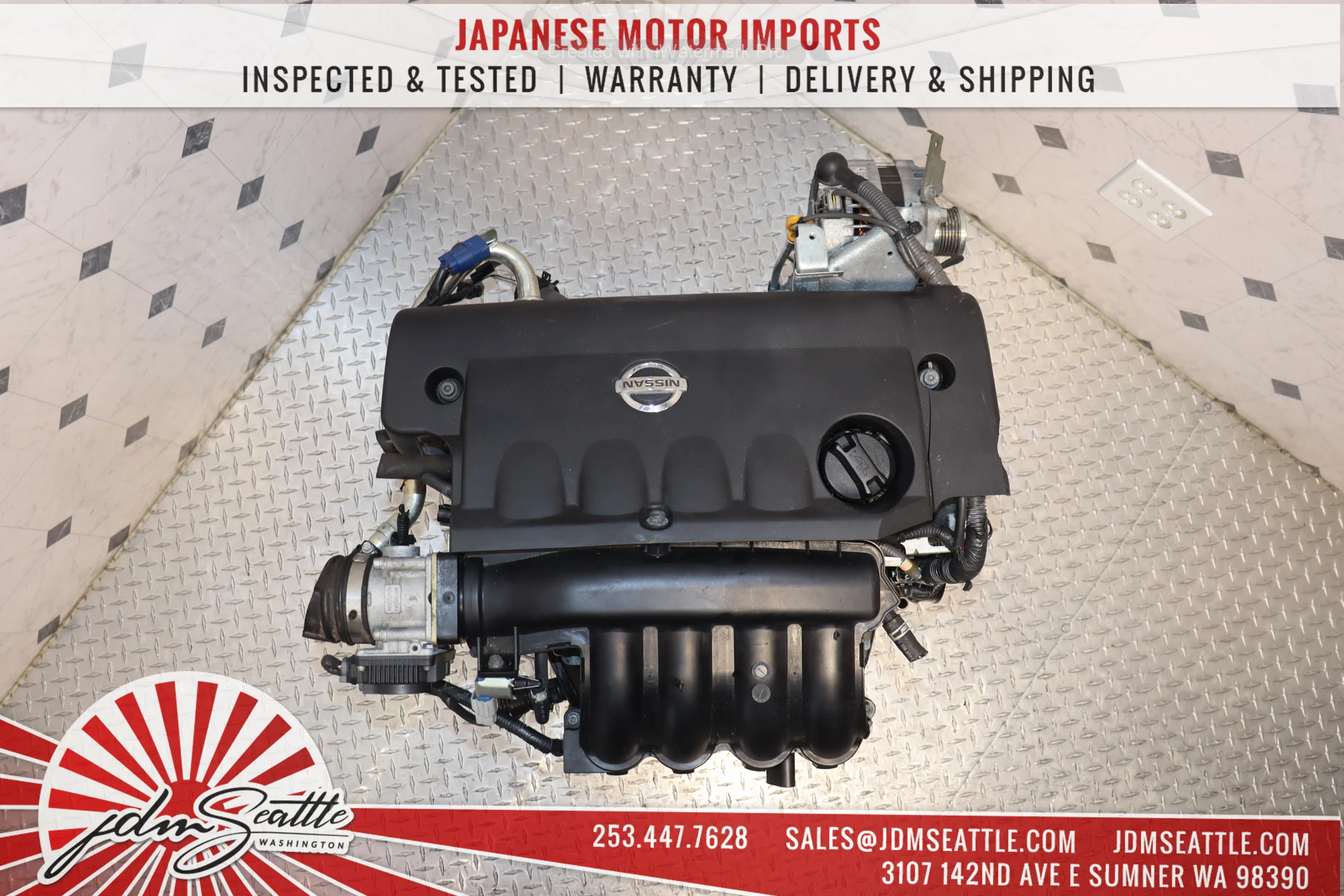 JDM QR25DE 2.5L DOHC ENGINE 2002-2006 NISSAN ALTIMA SENTRA SER QR25 MOTOR - Image 7