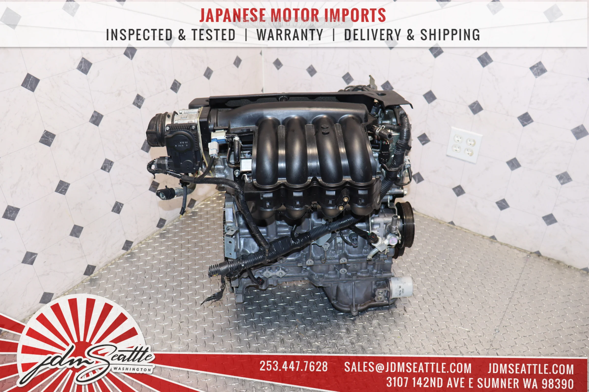 JDM QR25DE 2.5L DOHC ENGINE 2002-2006 NISSAN ALTIMA SENTRA SER QR25 MOTOR - Image 8