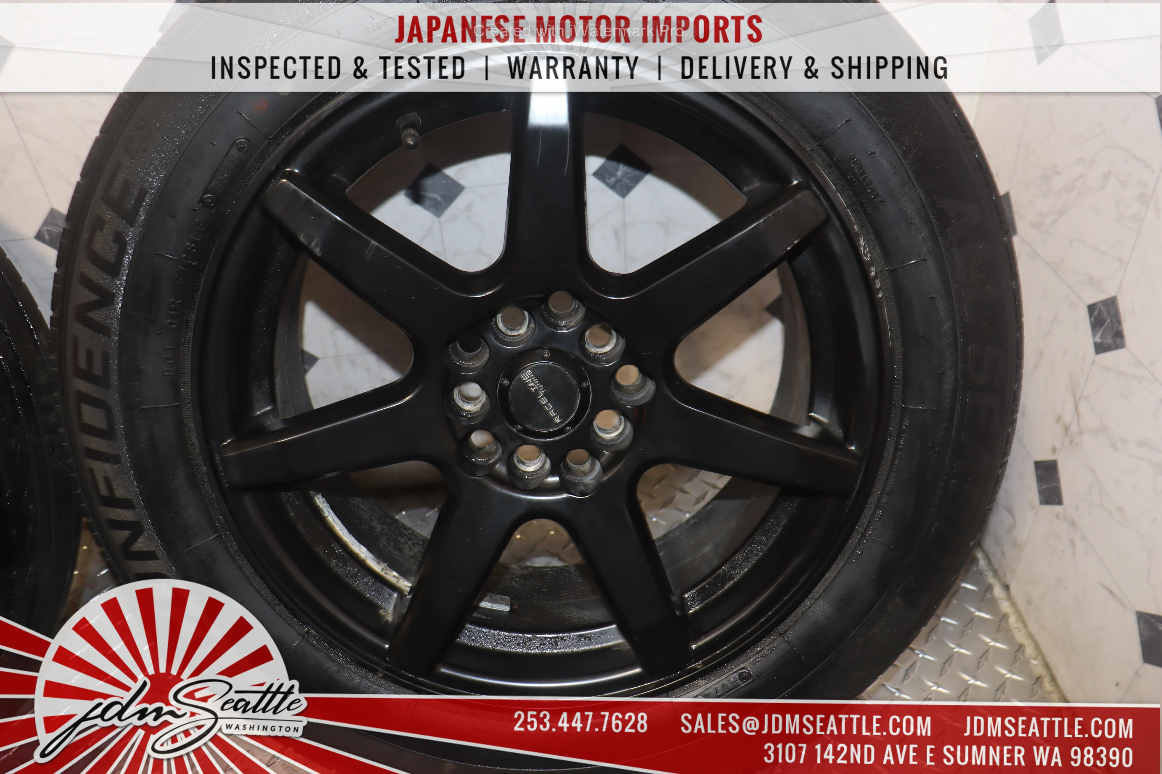 JDM RACELINE 131B EVO SET OF 4 WHEELS RIMS ONLY TIRES ARE INCLUDED - Image 5