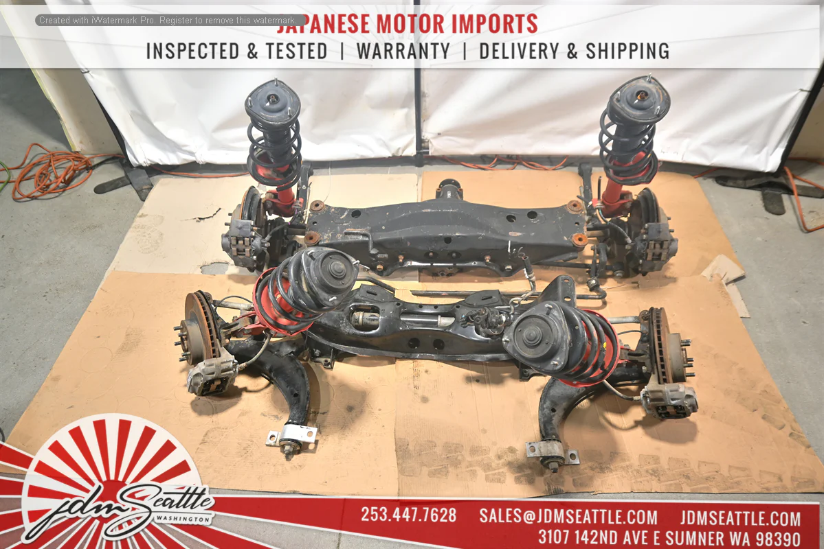 JDM SUBARU WRX EJ205 COMPLETE FRONT & REAR SUSPENSION SUBFRAMES WITH DIFFERNTIAL