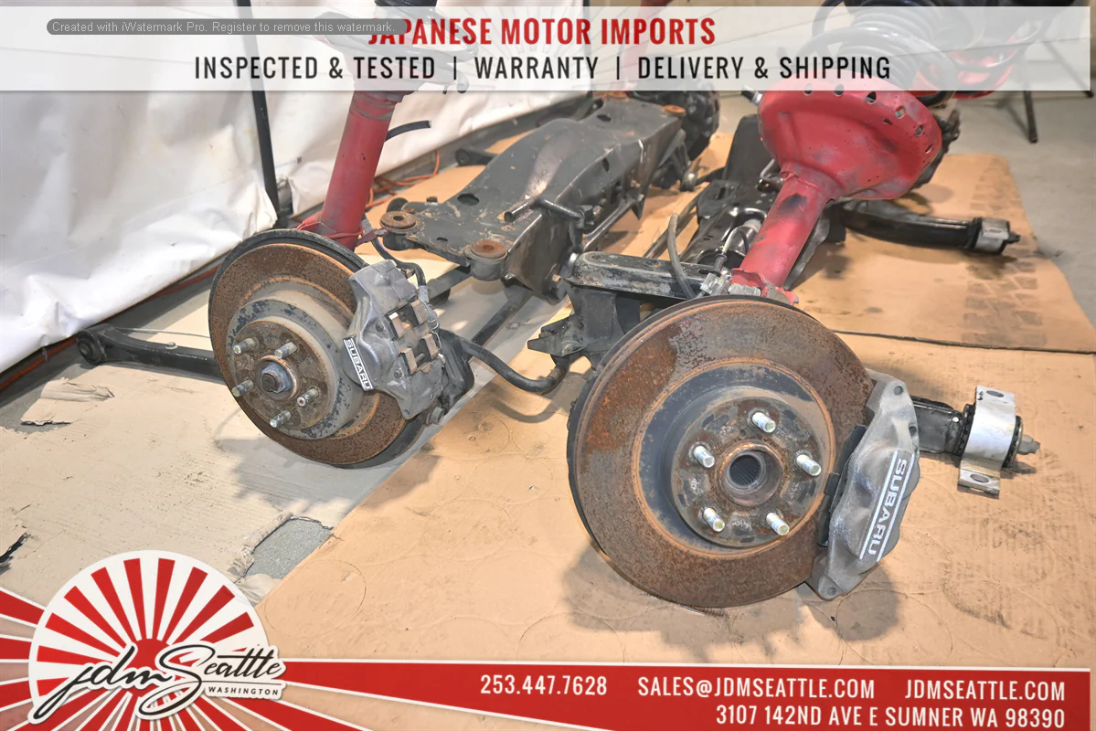 JDM SUBARU WRX EJ205 COMPLETE FRONT & REAR SUSPENSION SUBFRAMES WITH DIFFERNTIAL - Image 5