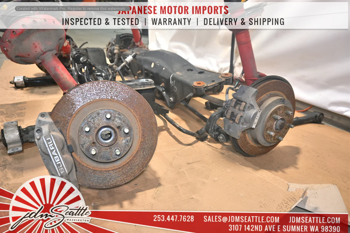 JDM SUBARU WRX EJ205 COMPLETE FRONT & REAR SUSPENSION SUBFRAMES WITH DIFFERNTIAL - Image 6