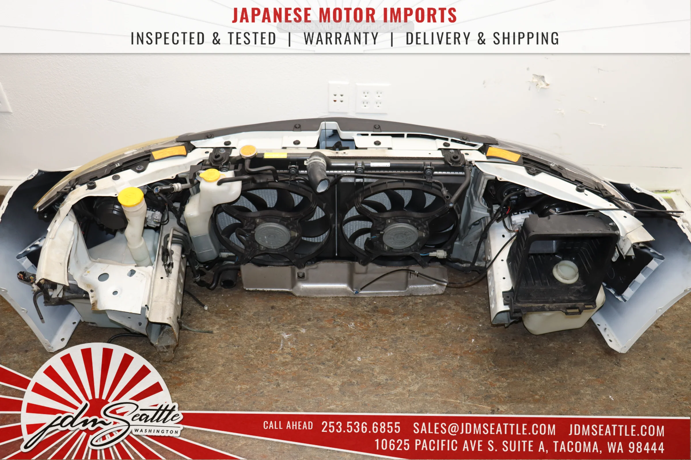 JDM SUBARU WRX STI 08-14 V10 HATCHBACK FRONT END CONVERSION NOSE CUT - Image 10