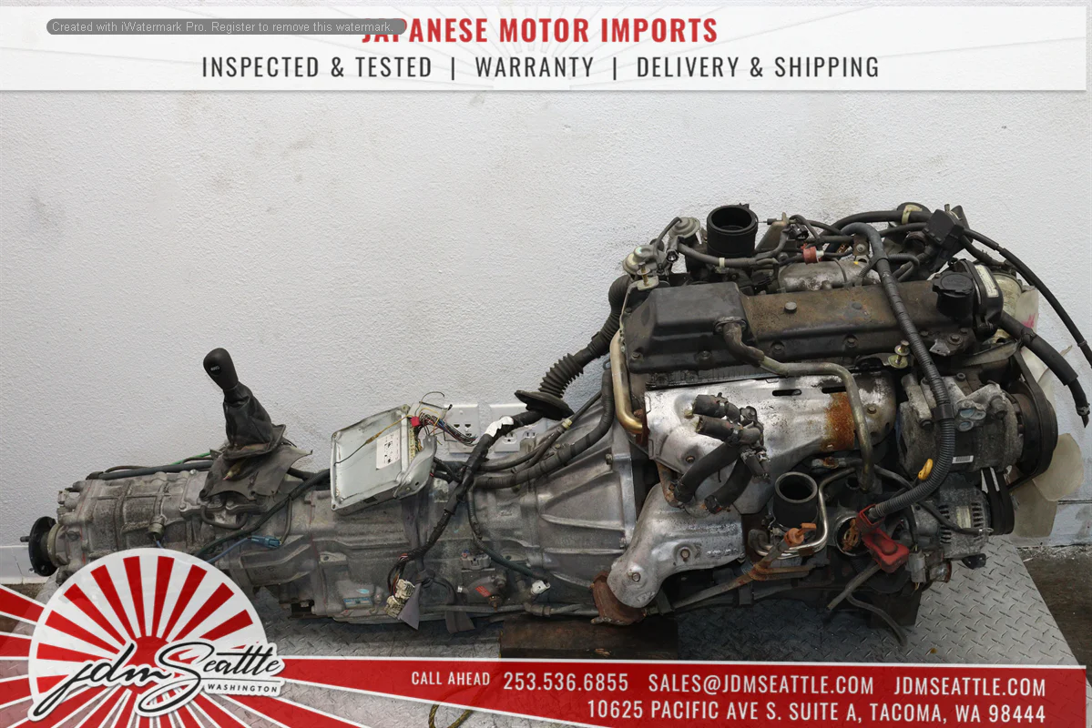 JDM Toyota 1KZ-TE Turbo Diesel 3.0L 4RUNNER HILUX SURF ENGINE & TRANS 1KZ-TE - Image 2