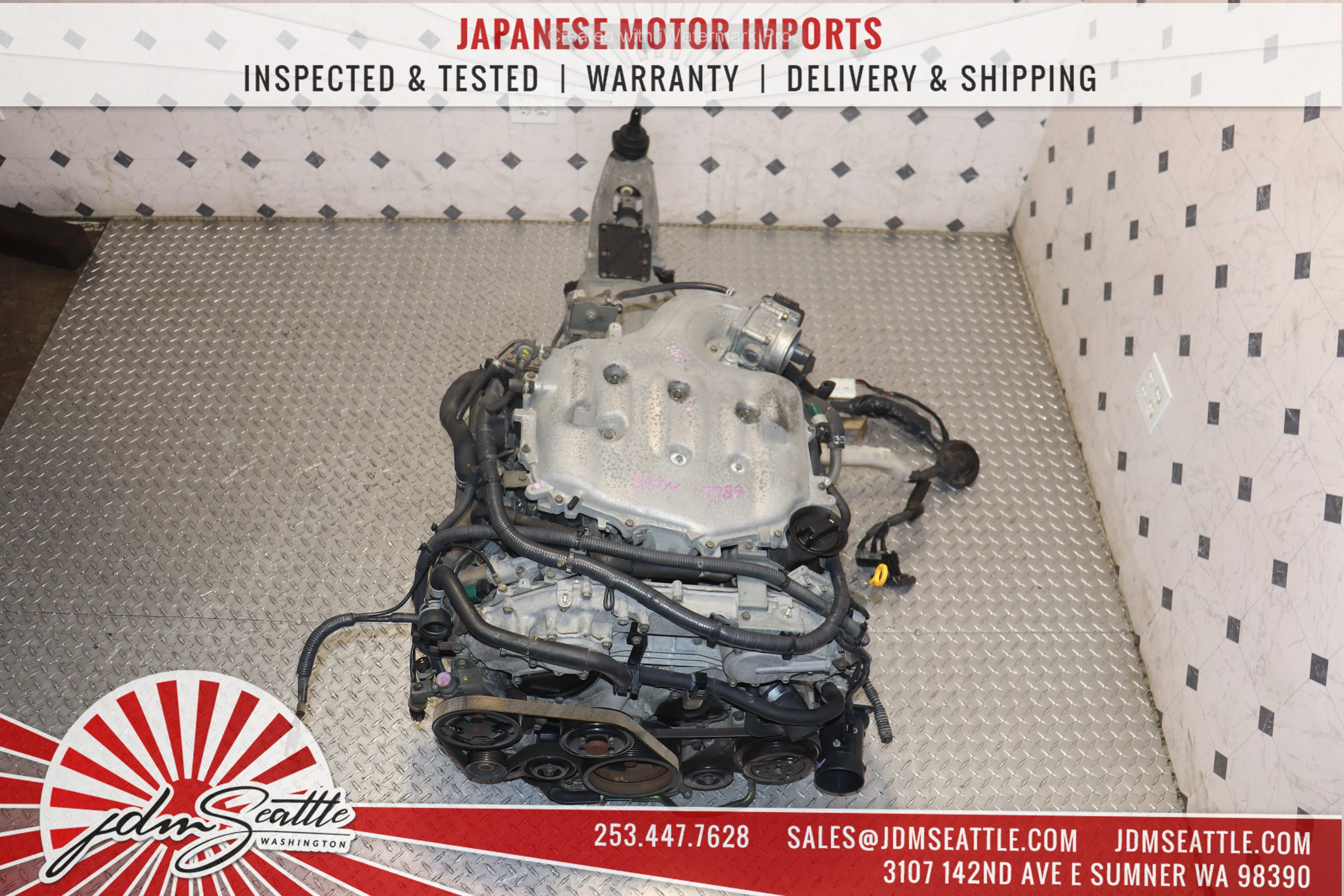 2003-2005 Nissan 350Z & Infiniti G35 JDM VQ35DE 3.5L Engine & 6-Speed CD01 Transmission Swap - Image 4