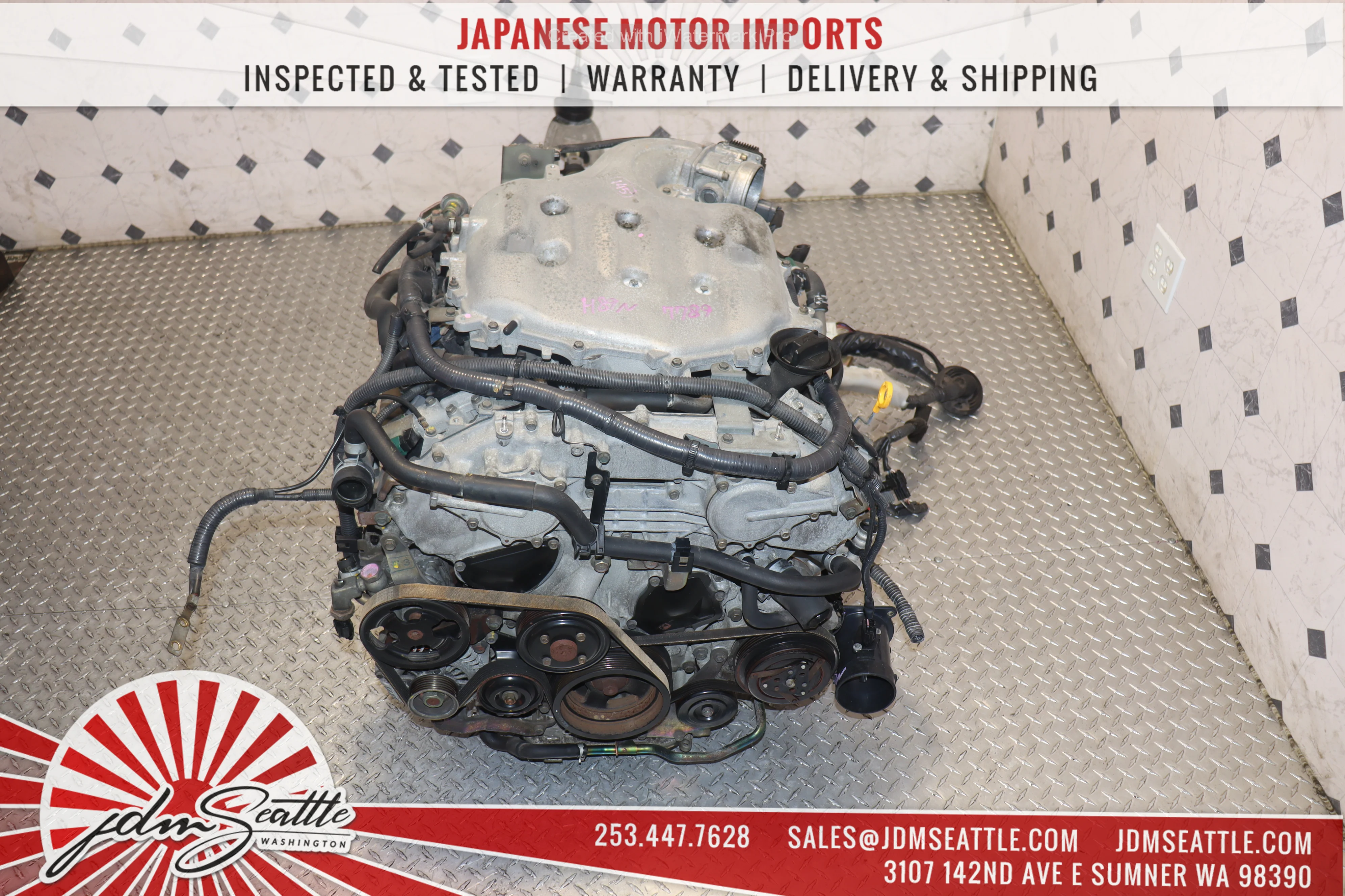 2003-2005 Nissan 350Z & Infiniti G35 JDM VQ35DE 3.5L Engine & 6-Speed CD01 Transmission Swap - Image 5