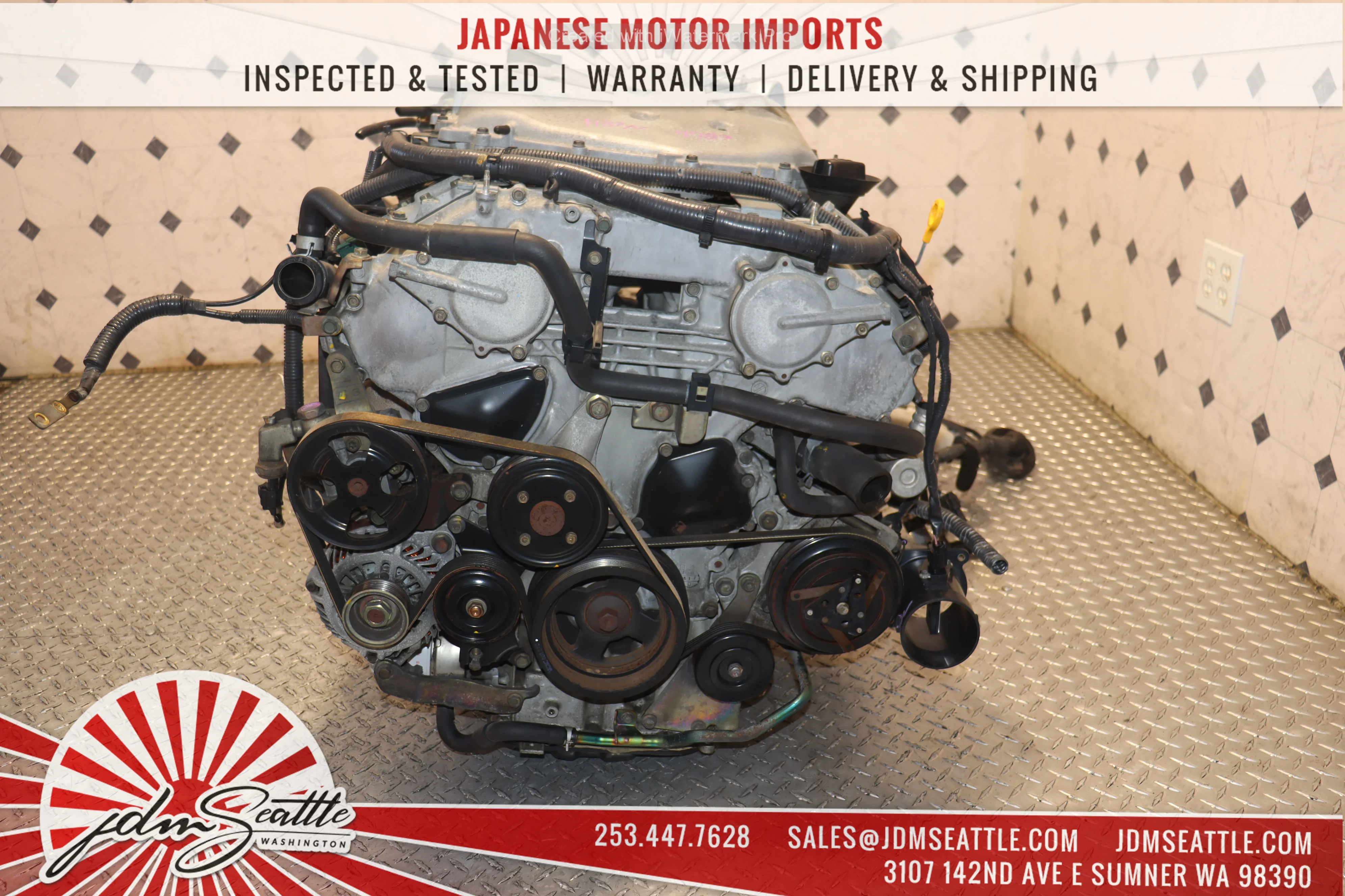 2003-2005 Nissan 350Z & Infiniti G35 JDM VQ35DE 3.5L Engine & 6-Speed CD01 Transmission Swap - Image 6