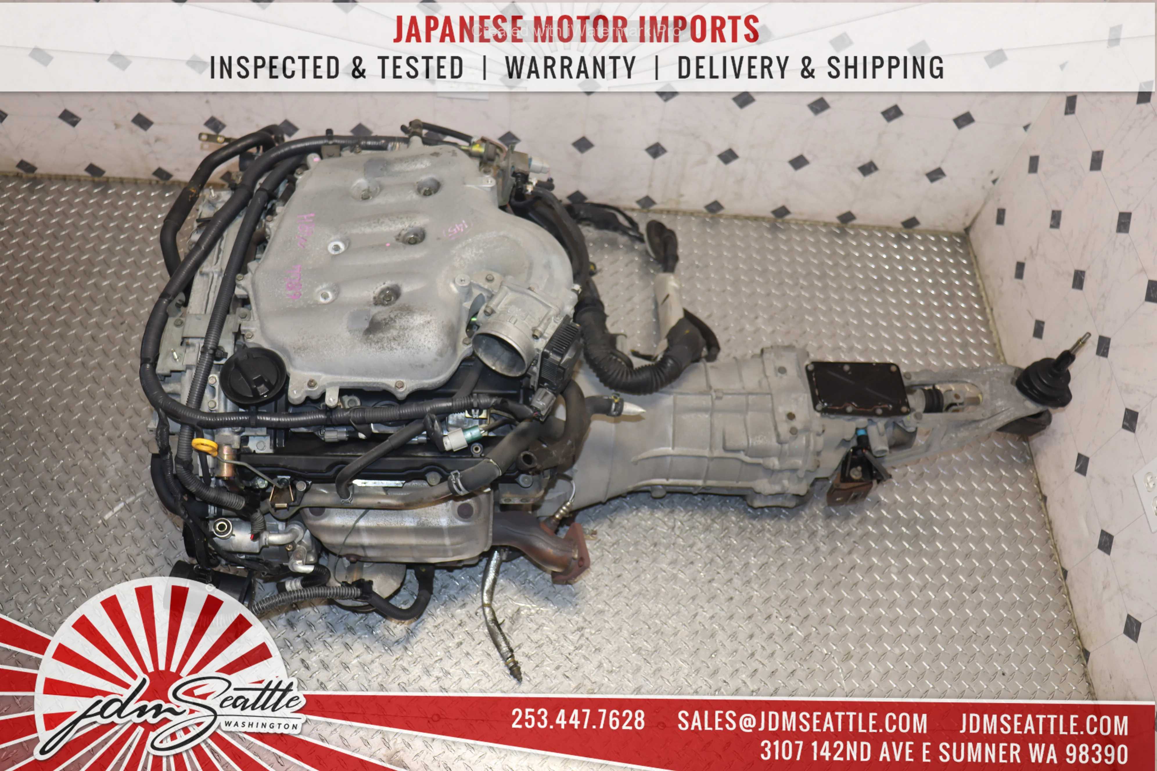 2003-2005 Nissan 350Z & Infiniti G35 JDM VQ35DE 3.5L Engine & 6-Speed CD01 Transmission Swap - Image 7