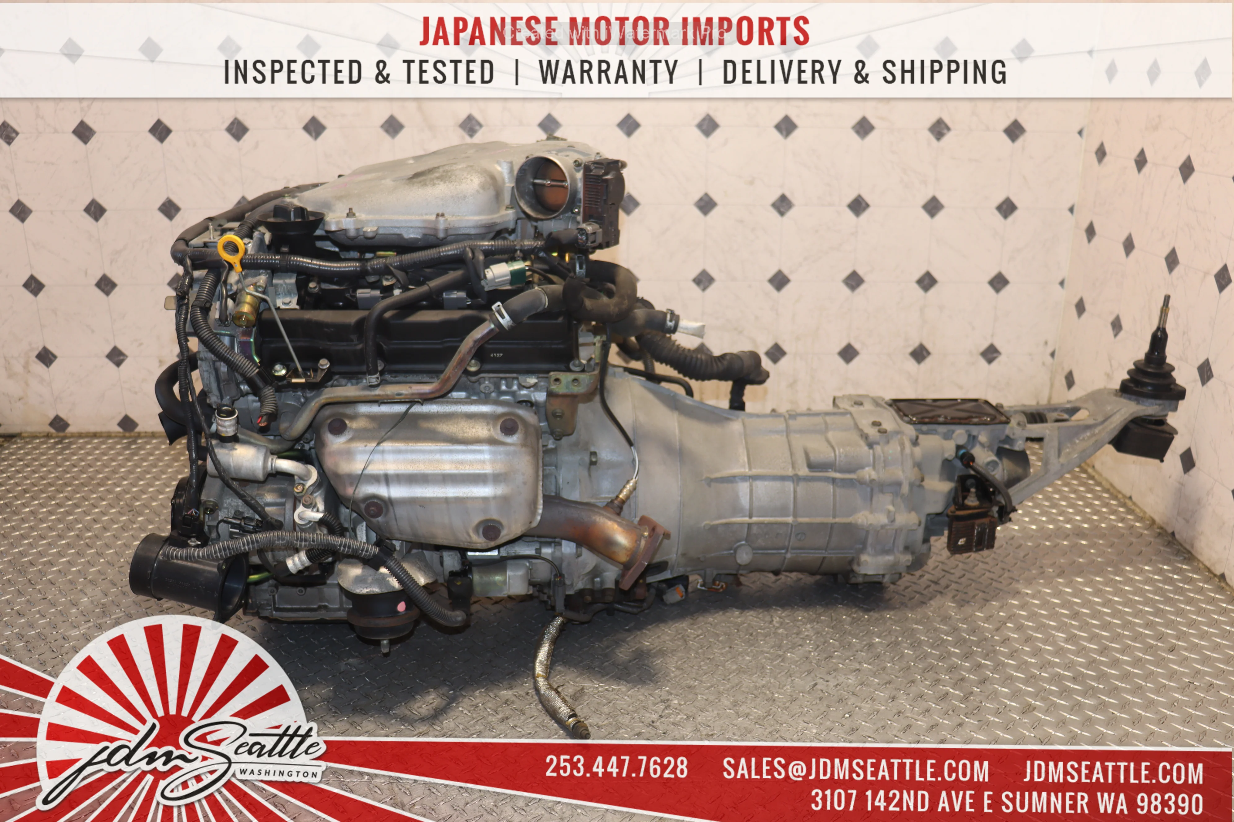 2003-2005 Nissan 350Z & Infiniti G35 JDM VQ35DE 3.5L Engine & 6-Speed CD01 Transmission Swap - Image 9