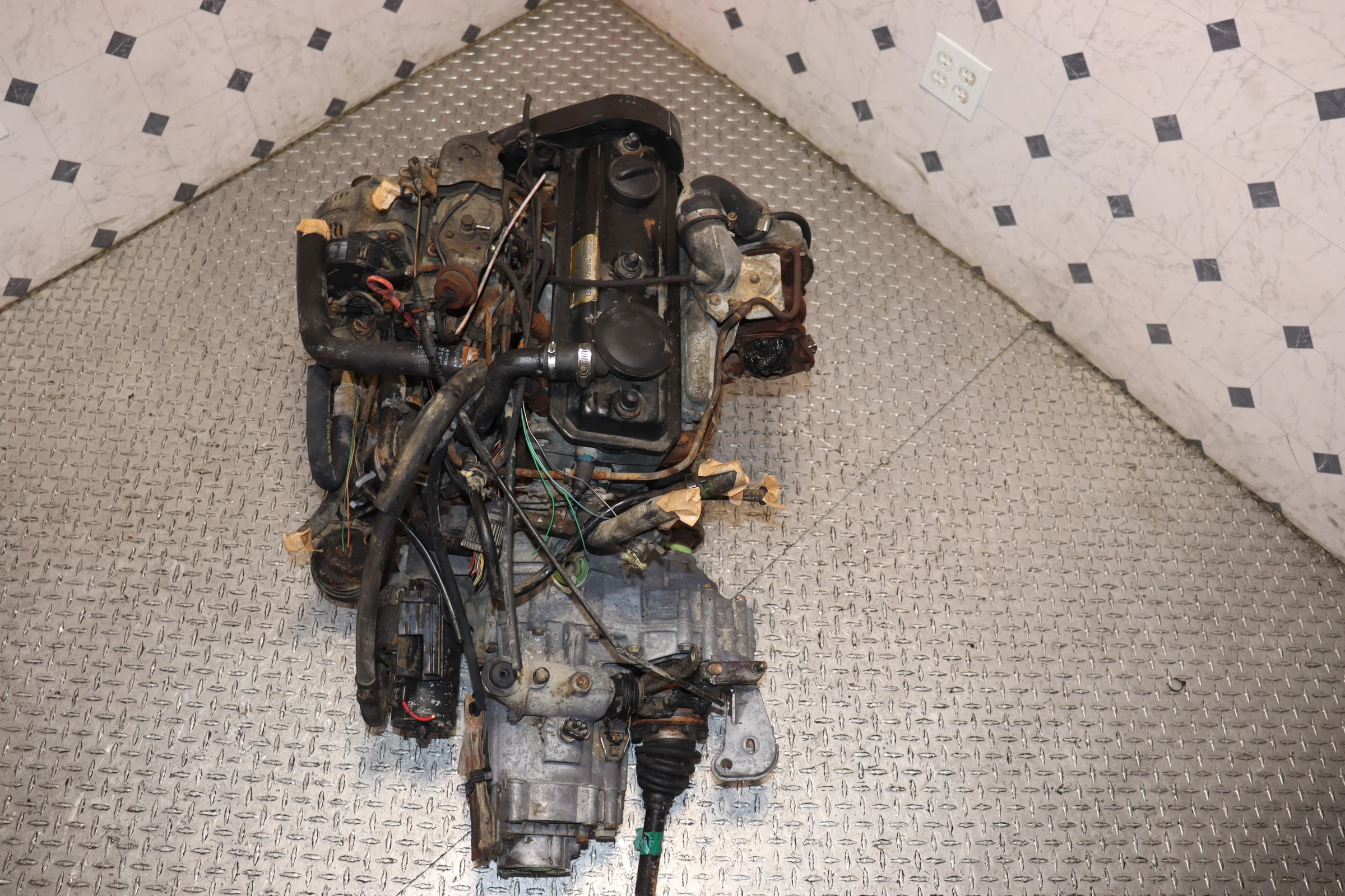 1999 2000 2001 2002 2003 2004 2005 VW Jetta Golf Beetle 1.9L TDI Engine & Manual Transmission Swap 77K Miles OEM - Image 6